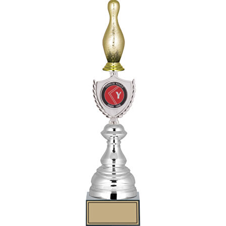 ODAK KUPA - Figürlü Kupalar - Bowling / Pin Figürlü Kupalar FG-035 A - 42 cm