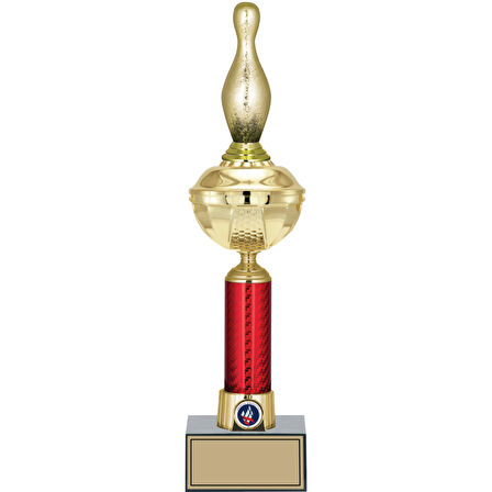 ODAK KUPA - Figürlü Kupalar - Bowling / Pin Figürlü Kupalar FG-053 B - 43 cm