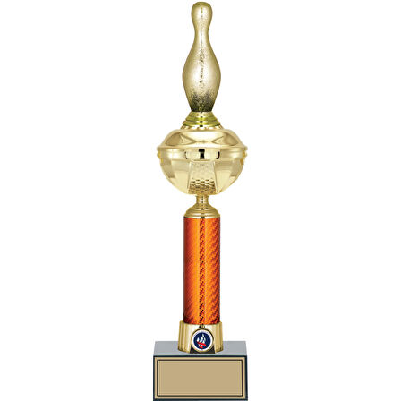 ODAK KUPA - Figürlü Kupalar - Bowling / Pin Figürlü Kupalar FG-055 A - 46 cm