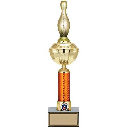 ODAK KUPA - Figürlü Kupalar - Bowling / Pin Figürlü Kupalar FG-055 B - 43 cm