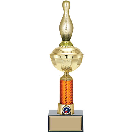 ODAK KUPA - Figürlü Kupalar - Bowling / Pin Figürlü Kupalar FG-055 C - 41 cm