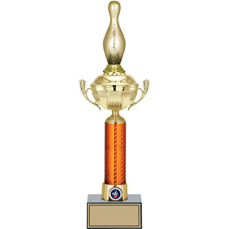 ODAK KUPA - Figürlü Kupalar - Bowling / Pin Figürlü Kupalar FG-056 A - 46 cm
