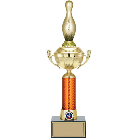 ODAK KUPA - Figürlü Kupalar - Bowling / Pin Figürlü Kupalar FG-056 B - 43 cm