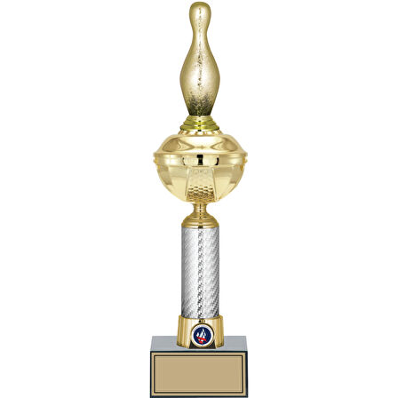 ODAK KUPA - Figürlü Kupalar - Bowling / Pin Figürlü Kupalar FG-057 B - 43 cm