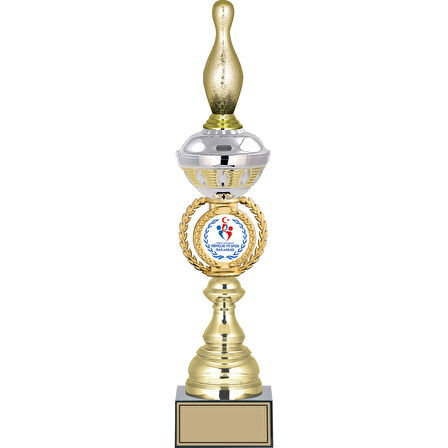 ODAK KUPA - Figürlü Kupalar - Bowling / Pin Figürlü Kupalar FG-066 B - 47 cm