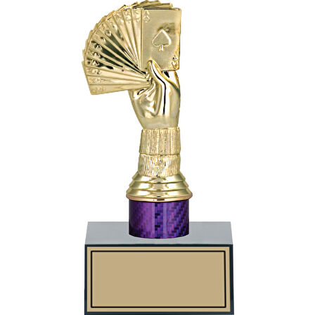 ODAK KUPA - Figürlü Kupalar - Briç Figürlü Kupalar FG-002 C - 19 cm