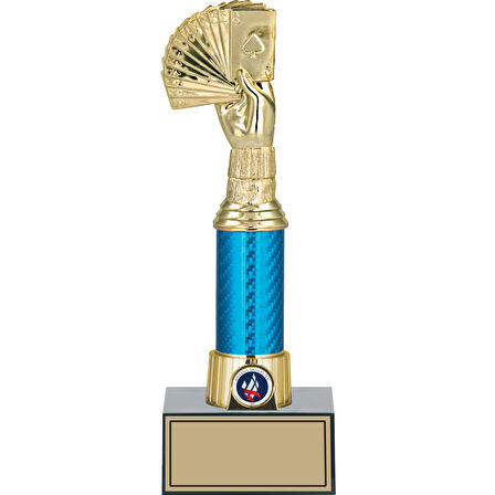 ODAK KUPA - Figürlü Kupalar - Briç Figürlü Kupalar FG-005 B - 28 cm