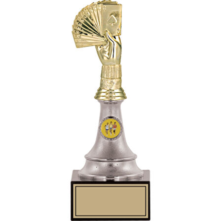 ODAK KUPA - Figürlü Kupalar - Briç Figürlü Kupalar FG-010 A - 27 cm