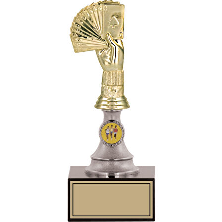 ODAK KUPA - Figürlü Kupalar - Briç Figürlü Kupalar FG-010 C - 25 cm