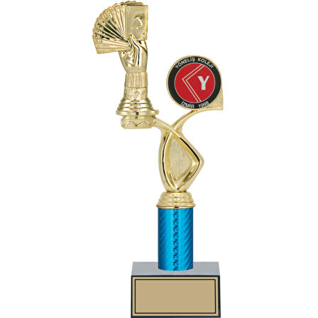 ODAK KUPA - Figürlü Kupalar - Briç Figürlü Kupalar FG-017 C - 34 cm