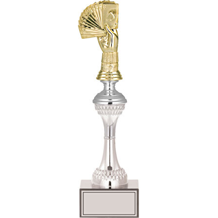 ODAK KUPA - Figürlü Kupalar - Briç Figürlü Kupalar FG-030 B - 34 cm