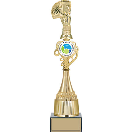 ODAK KUPA - Figürlü Kupalar - Briç Figürlü Kupalar FG-033 A - 42 cm