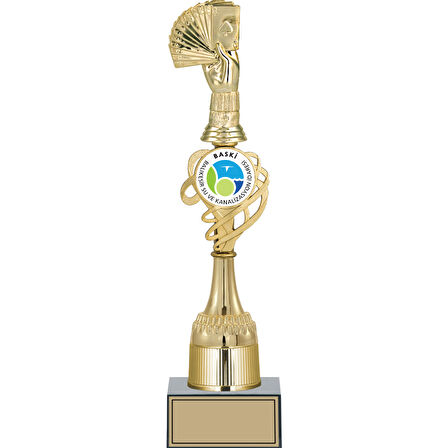 ODAK KUPA - Figürlü Kupalar - Briç Figürlü Kupalar FG-033 B - 39 cm