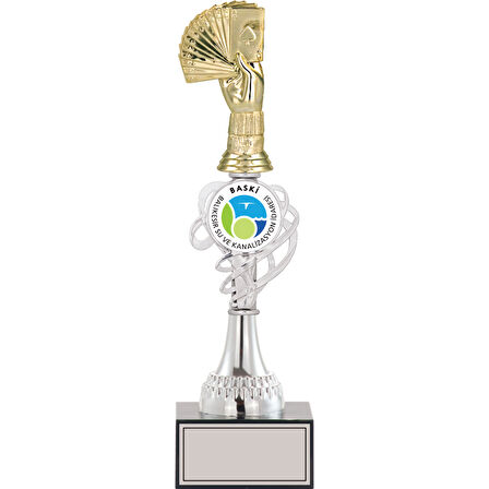 ODAK KUPA - Figürlü Kupalar - Briç Figürlü Kupalar FG-034 B - 35 cm