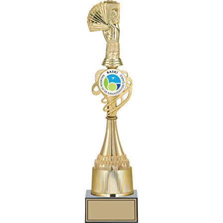 ODAK KUPA - Figürlü Kupalar - Briç Figürlü Kupalar FG-036 A - 42 cm