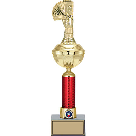 ODAK KUPA - Figürlü Kupalar - Briç Figürlü Kupalar FG-053 B - 42 cm