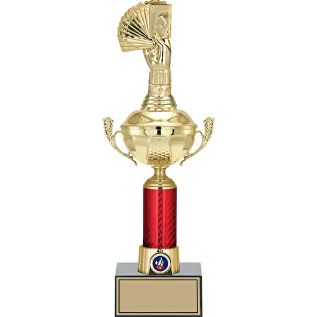 ODAK KUPA - Figürlü Kupalar - Briç Figürlü Kupalar FG-054 C - 40 cm