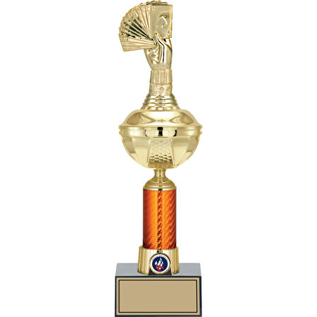 ODAK KUPA - Figürlü Kupalar - Briç Figürlü Kupalar FG-055 C - 40 cm