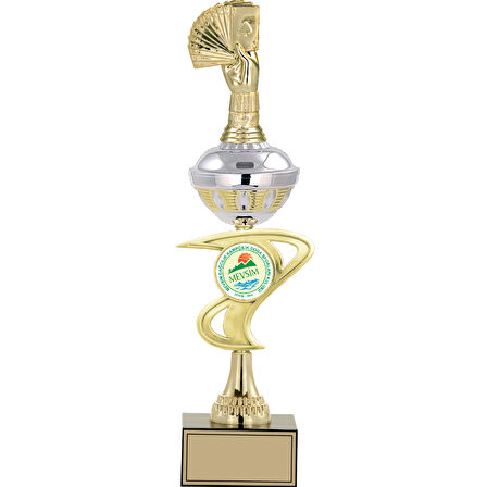 ODAK KUPA - Figürlü Kupalar - Briç Figürlü Kupalar FG-065 C - 43 cm