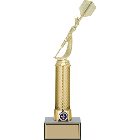 ODAK KUPA - Figürlü Kupalar - Dart Figürlü Kupalar FG-008 A - 37 cm