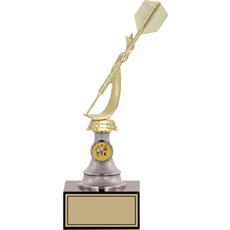 ODAK KUPA - Figürlü Kupalar - Dart Figürlü Kupalar FG-010 C - 28 cm