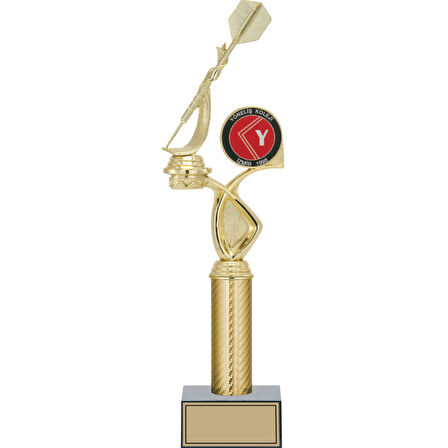 ODAK KUPA - Figürlü Kupalar - Dart Figürlü Kupalar FG-015 A - 42 cm