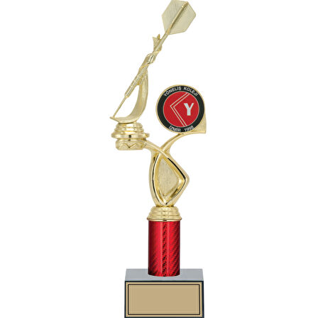 ODAK KUPA - Figürlü Kupalar - Dart Figürlü Kupalar FG-016 C - 37 cm