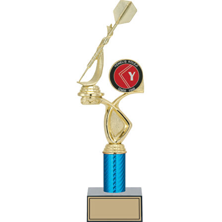 ODAK KUPA - Figürlü Kupalar - Dart Figürlü Kupalar FG-017 C - 37 cm