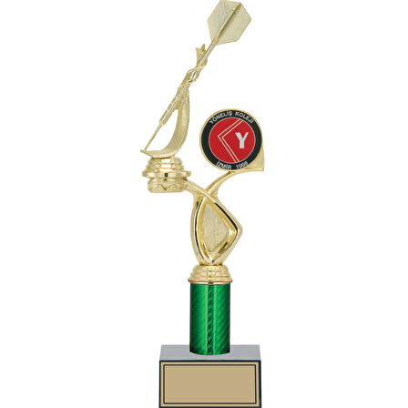 ODAK KUPA - Figürlü Kupalar - Dart Figürlü Kupalar FG-018 C - 37 cm
