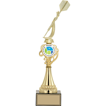 ODAK KUPA - Figürlü Kupalar - Dart Figürlü Kupalar FG-034 A - 41 cm