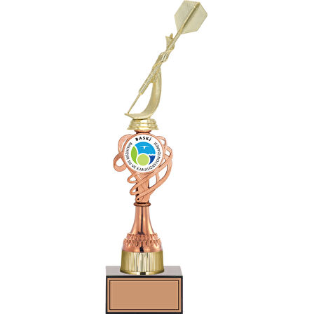 ODAK KUPA - Figürlü Kupalar - Dart Figürlü Kupalar FG-036 C - 40 cm