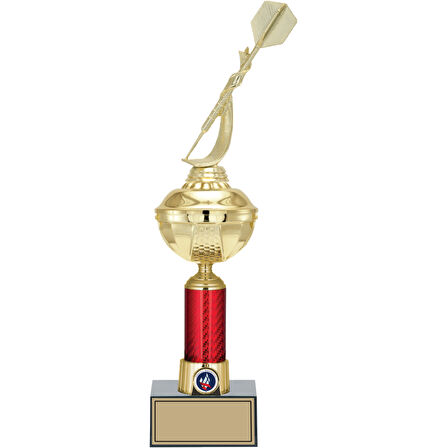 ODAK KUPA - Figürlü Kupalar - Dart Figürlü Kupalar FG-053 C - 43 cm
