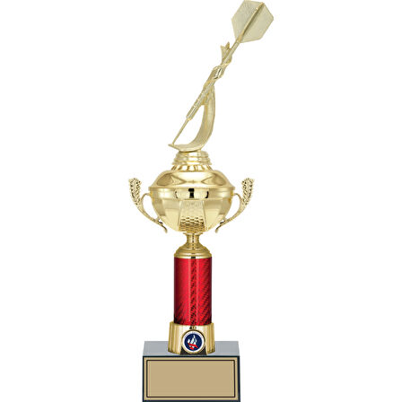 ODAK KUPA - Figürlü Kupalar - Dart Figürlü Kupalar FG-054 C - 43 cm