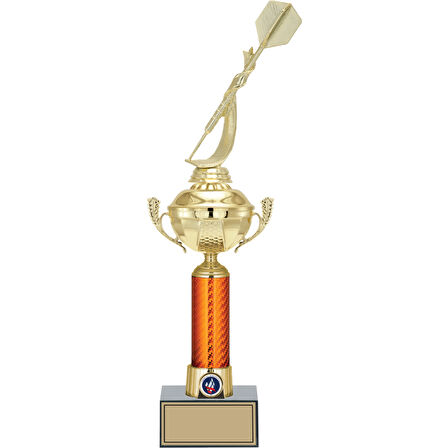 ODAK KUPA - Figürlü Kupalar - Dart Figürlü Kupalar FG-056 B - 46 cm