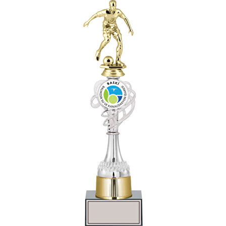 ODAK KUPA - Figürlü Kupalar - Futbol Figürlü Kupalar FG-036 B - 38 cm