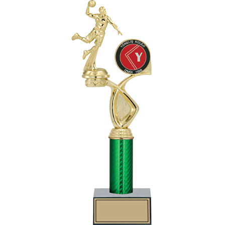 ODAK KUPA - Figürlü Kupalar - Hentbol Figürlü Kupalar FG-018 B - 38 cm