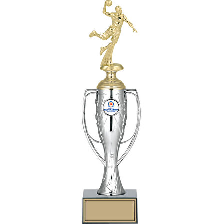ODAK KUPA - Figürlü Kupalar - Hentbol Figürlü Kupalar FG-025 B - 39 cm