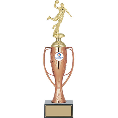 ODAK KUPA - Figürlü Kupalar - Hentbol Figürlü Kupalar FG-025 C - 39 cm