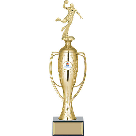 ODAK KUPA - Figürlü Kupalar - Hentbol Figürlü Kupalar FG-026 B - 43 cm