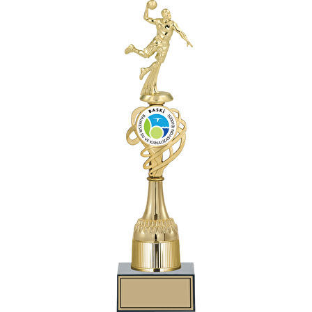 ODAK KUPA - Figürlü Kupalar - Hentbol Figürlü Kupalar FG-033 B - 41 cm