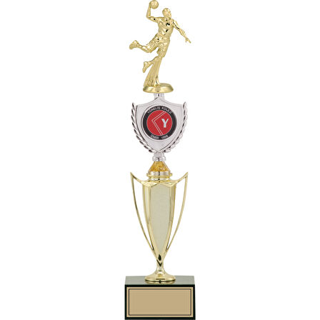 ODAK KUPA - Figürlü Kupalar - Hentbol Figürlü Kupalar FG-042 B - 46 cm