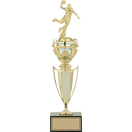 ODAK KUPA - Figürlü Kupalar - Hentbol Figürlü Kupalar FG-044 B - 42 cm