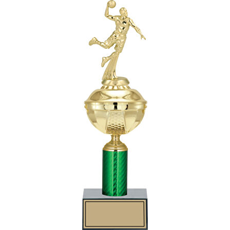 ODAK KUPA - Figürlü Kupalar - Hentbol Figürlü Kupalar FG-049 C - 38 cm