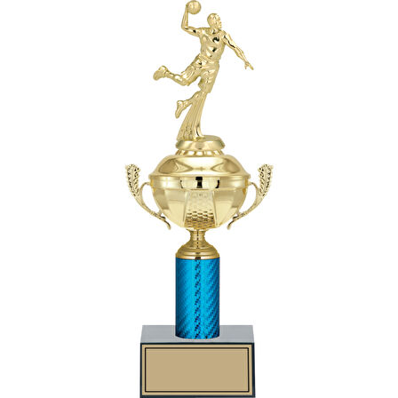 ODAK KUPA - Figürlü Kupalar - Hentbol Figürlü Kupalar FG-052 C - 38 cm