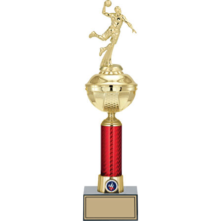 ODAK KUPA - Figürlü Kupalar - Hentbol Figürlü Kupalar FG-053 B - 44 cm