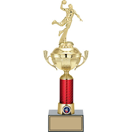 ODAK KUPA - Figürlü Kupalar - Hentbol Figürlü Kupalar FG-054 C - 42 cm