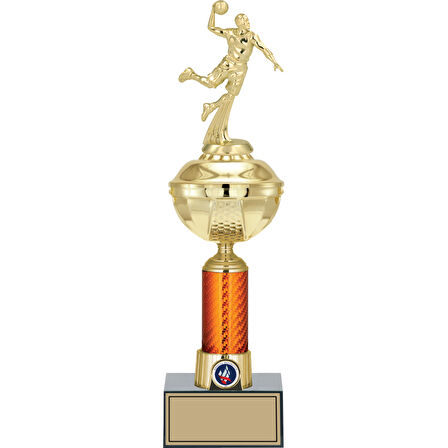 ODAK KUPA - Figürlü Kupalar - Hentbol Figürlü Kupalar FG-055 C - 42 cm