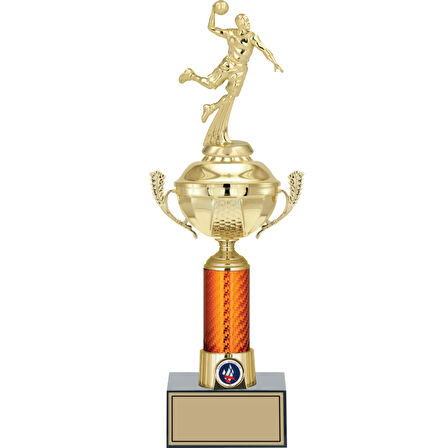 ODAK KUPA - Figürlü Kupalar - Hentbol Figürlü Kupalar FG-056 C - 42 cm