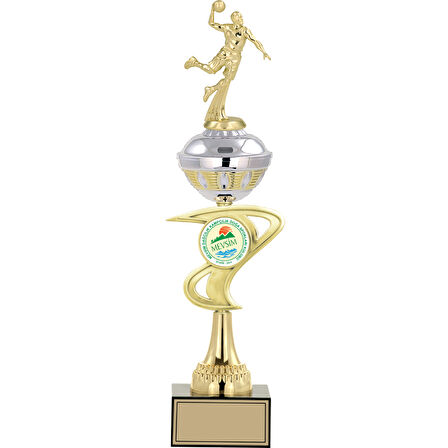 ODAK KUPA - Figürlü Kupalar - Hentbol Figürlü Kupalar FG-065 B - 47 cm