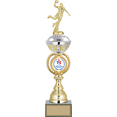 ODAK KUPA - Figürlü Kupalar - Hentbol Figürlü Kupalar FG-066 C - 46 cm